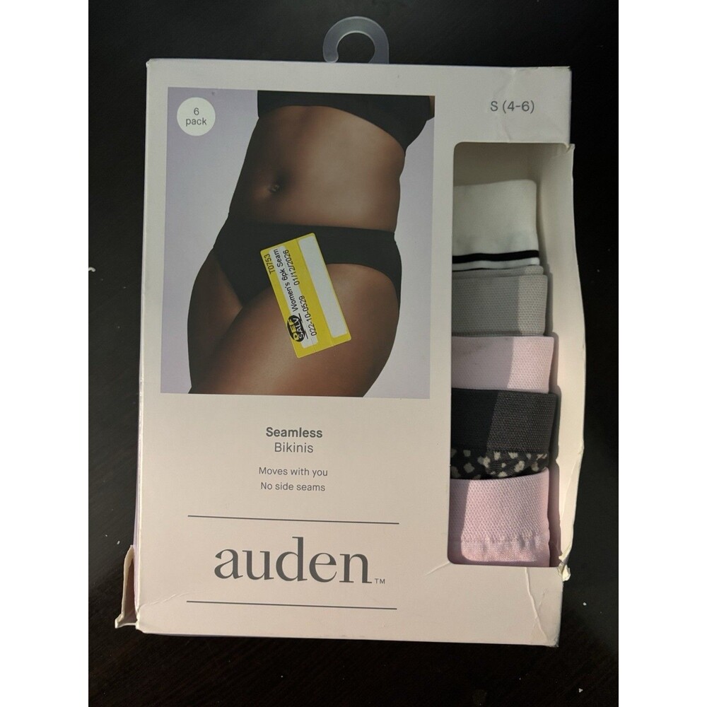 Women's 5pk Seamless Tag-Free Bikini Underwear - Auden™ Assorted Color S (4/6)